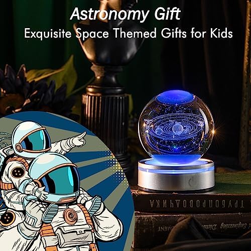 IFOLAINA 3D Solar System Crystal Ball Model Gift Space Astronomy Gift - Image 3