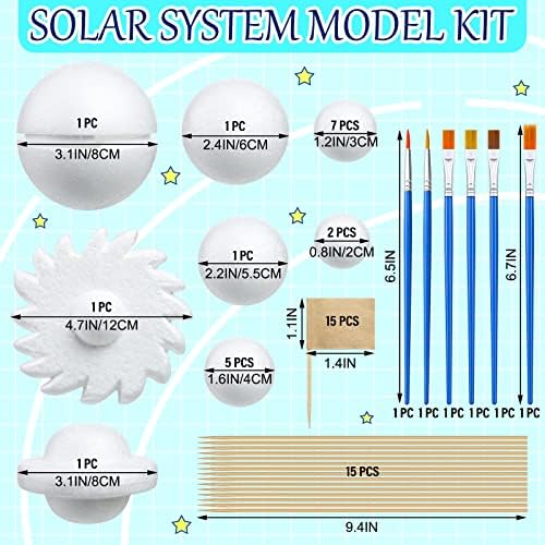 55 Pcs Solar System Mode Kit for School Science Project - Image 2