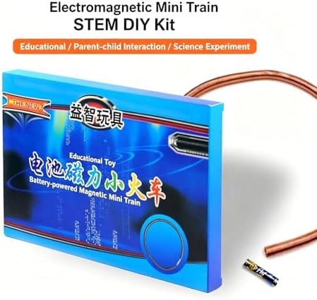 Educational Copper Coil Electromagnetic Toy Floating Train for Classroom Demonstrations Hands on Science Set Electromagnetic Train Model - Image 2