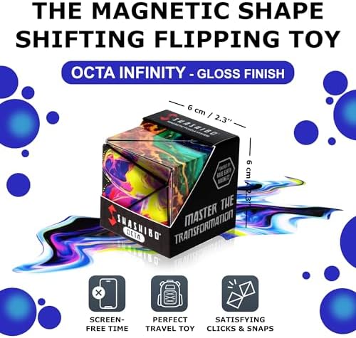 Shashibo OCTA Magnetic Puzzle Toy, Stress Relief Fidget Toy - Image 2
