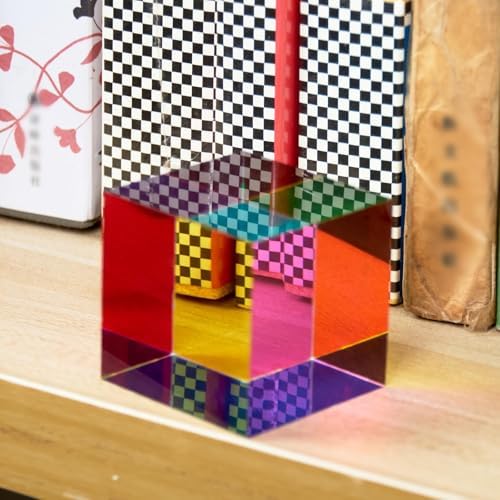 CMY Color Cube, 40mm Acrylic Prism, Educational Toys for Kids - Image 4