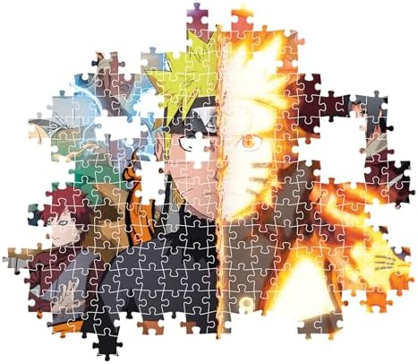 Clementoni - Naruto Shippuden Cube Shippuden-500 Pieces, Horizontal, Fun for Adults, Manga, Anime, Made in Italy, Multicoloured, 35516 - Image 3