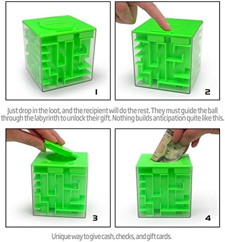 Money Maze Puzzle Box - A Fun Unique Way to Give Gifts for Kids and Adults - Image 3