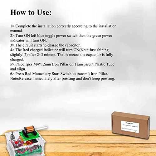 Soldering Practice Kit Projects DIY Toys Electric Magnetic Transmitter Educational Electronics Kit Mini DIY Shooting Game Fun Soldering Project - Image 4