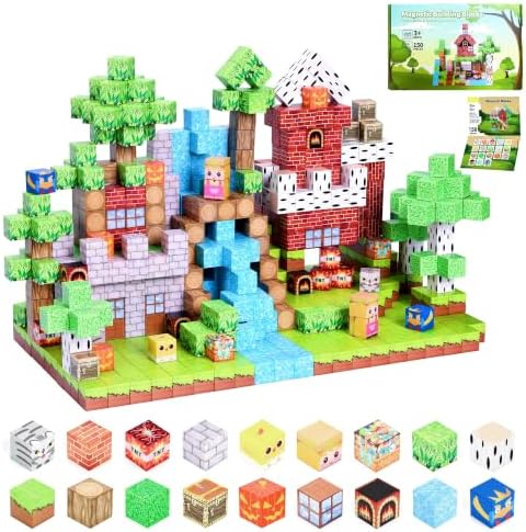 150PCS Magnetic Blocks STEM Building Toy Set for Kids & Teens Ages 3+ by Unknown