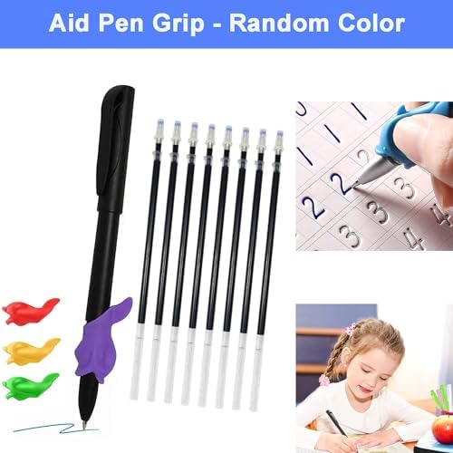 AALGO 30Pcs Magic Pens & Refills for Magic Grooved Writing Practice Workbooks,Disappearing Ink Pen for Handwriting Book,Magic Groove Pen for Cursive Handwriting Workbook or Tracing Books 3-5 - Image 5
