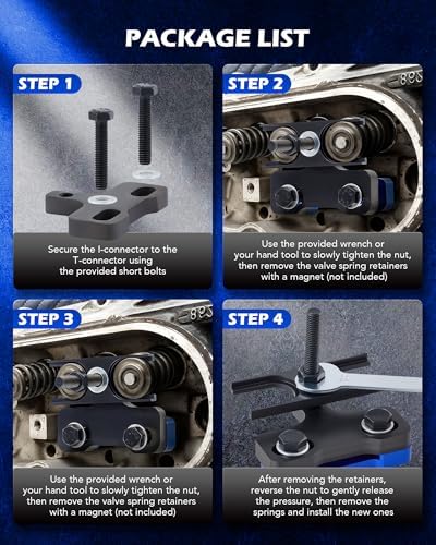 OMT LS Valve Spring Compressor Tool, Valve Spring Removal Tool - Image 2