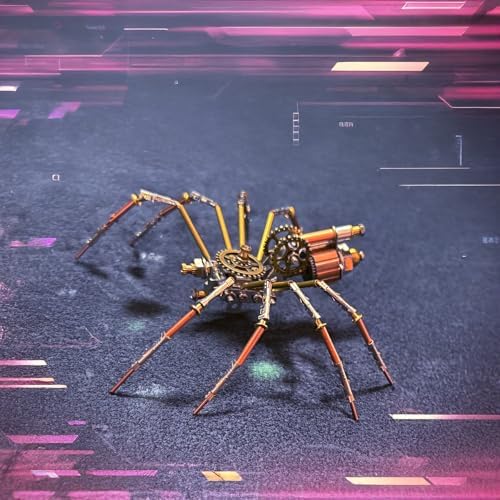 Mechanical Insect Bug Spider Sculpture, Metal Model Kits, Adult Hobby Kits for Men,Arts & Crafts,DIY Projects Metal Building Mens Birthday Gift, Fun (Mechanical Spider C) - Image 7