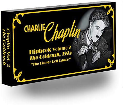 Charlie Chaplin Flipbook for Movie Lovers, Animation Flip Book Keepsake by Fliptomania