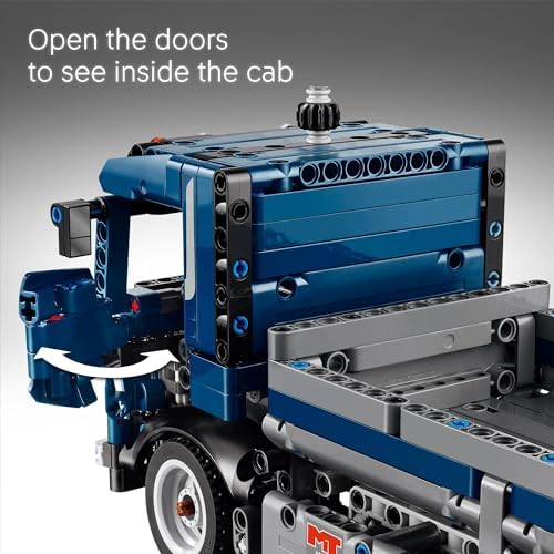 LEGO Technic Tipping Dump Truck Toy - Construction Truck Building Toy for Kids, Boys and Girls, Ages 9+ - Gift for Birthdays - W/Realistic Features - 42203 - Image 5