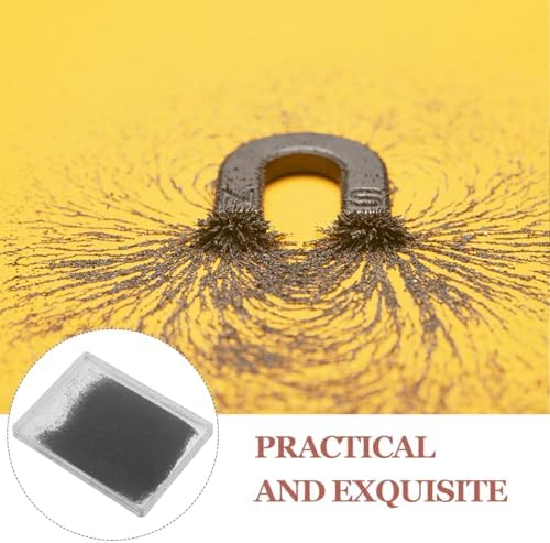 Totority 5pcs Iron Filings Magnetic Powder Comprehensive Magnetism Study Tools for Science Classrooms Physics Experiments Magnetic Field Demonstrations - Image 3