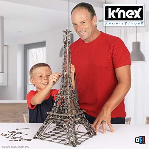 K'NEX Architecture: Eiffel Tower - Build IT Big - Collectible Building Set for Adults & Kids 9+ - New - 1,462 Pieces - 2 1/2 Feet Tall - (Amazon Exclusive) - Image 2