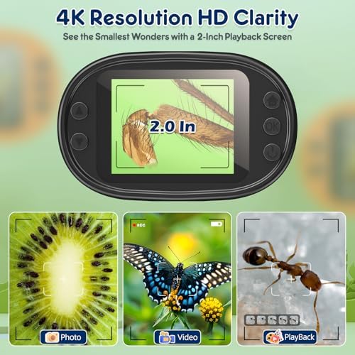 Kids Digital Microscope Science Gift: Complete STEM Toy Kit for Ages 4-12 - Image 3