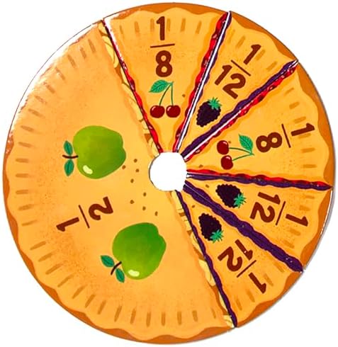 eeBoo Make a Pie Fraction Game, Math Learning Game, Ages 5+, 2-4 Players - Image 6