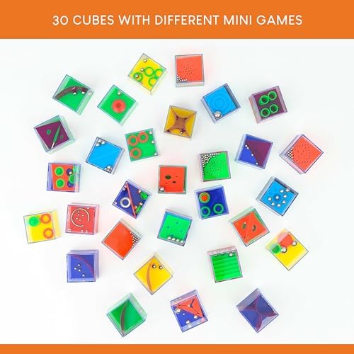 BONNYCO Brain Teaser Puzzles Cubes Kids Party Favors Pack 30. Pinata Goodie Bags Stuffers for Kids 3-5 4-8, Return Gifts for Birthday Party. Mini Puzzle Games, Classroom Prizes, Rewards Stocking - Image 5