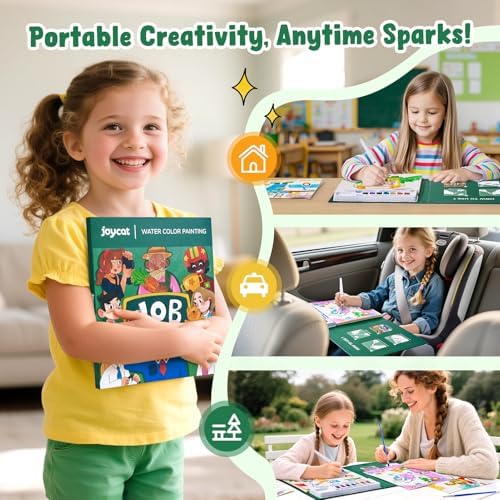 JoyCat Paint with Water Coloring Books for Toddlers (Occupations) - Image 6