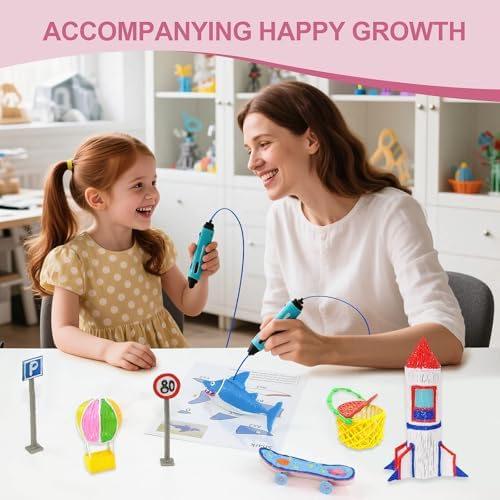 Dayker 3D Printing Pen Drawing Book, 40 Patterns Painting Graffiti Template - Image 7