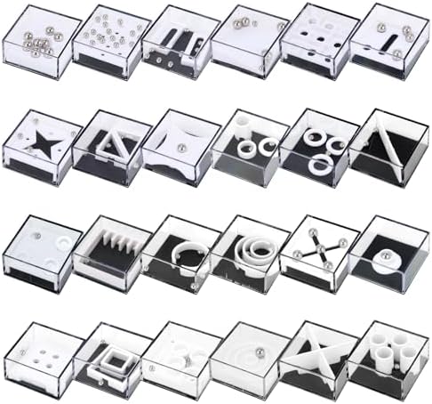 Mytothfy 24 Pack Brain Teaser Puzzle Cubes - Mini Maze Toys for Kids, Unique Party Favors, Treasure Box Classroom Rewards, Bulk Small Toys for Boys & Girls by Unknown