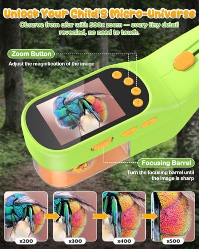 Bug Catcher for Kids,Kids Microscope,3-in-1 Insect Catching Kit for Kid - Image 3