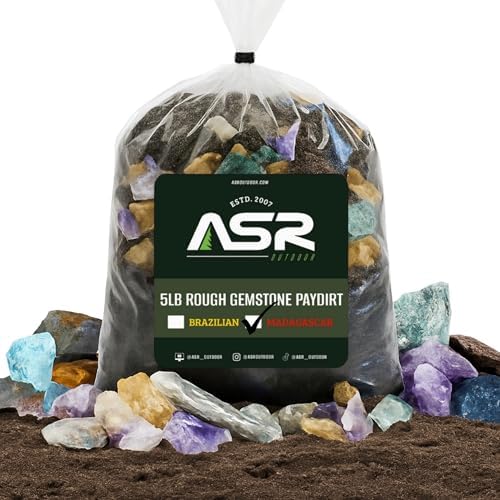 ASR Outdoor 5lb Rough Gemstone Mining Kit Geology Paydirt Classifier and ID Chart (Madagascar) - Image 6