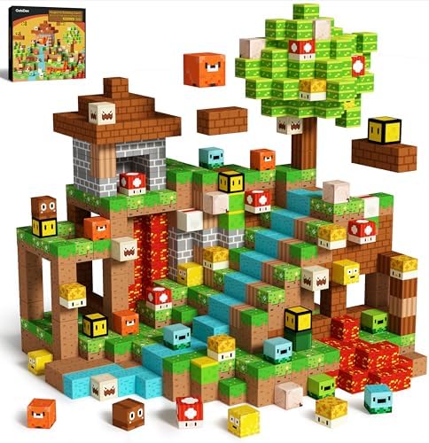 GobiDex 200PCS Magnetic Blocks Building Toys for 3+ Years Old Boys Girls by GobiDex