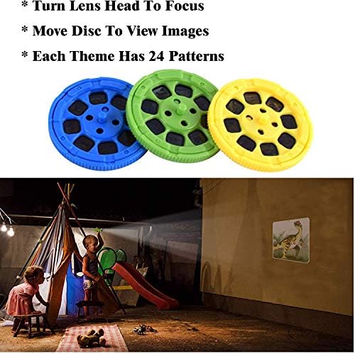 Georgie Porgy Children Projector Toys Educational Science Set Wall Ceiling Tent Torch Flashlight for Kids Gifts for Boys Girls (Dinosaur + Wild Animal) - Image 7
