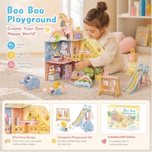 Booboo 3D Dollhouse Puzzle Kit for Kids Ages 6-12 - Image 2