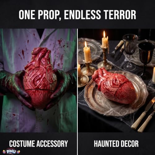 PMU Halloween Party Decoration Costume Accessory Bloody Banquet Butcher Shop Heart (1/pkg) Pkg/1 - Image 2