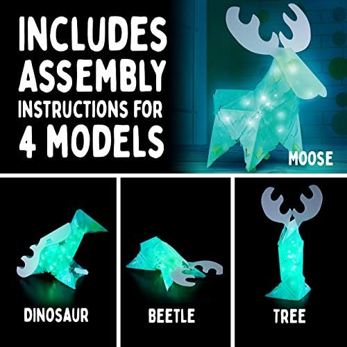 Creatto: Magical Moose & Forest Friends Light-Up Craft Puzzle from Thames & Kosmos - Image 4