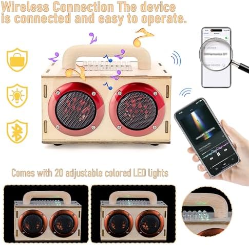 STEM Kit for Kids & Adults Age 8-12, Build Your Own Bluetooth Speaker - Image 6