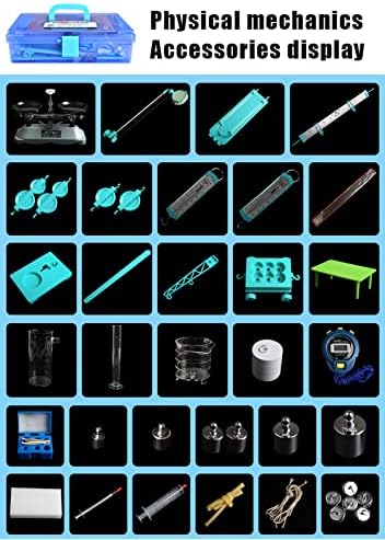 Physics Experiment Learning Starter Kit for Circuit Electromagnetic Optical Mechanics Acoustics Thermal Study for Elementary or Junior High School Students, A Full Set of Experimental Tools - Image 4