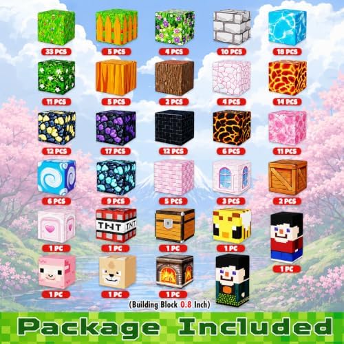 GraceDuck Magnetic Blocks - 200 PCS Build Dark Adventure Forest Castle - Magnetic Toys for Montessori Toddler Christmas Birthday Gifts STEM Sensory Toys for 3 4 5 6 7 8 9 10 Year Old Boys & Girls - Image 2