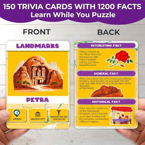 Educational Puzzles for Kids Ages 8-10 - 3 Jigsaw Kids Puzzles Ages 6-8 - Image 5