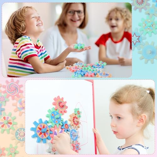 Relaxweex Magnetic Gears Interchangeable for Fridge,36 Pcs,Morandi - Image 5