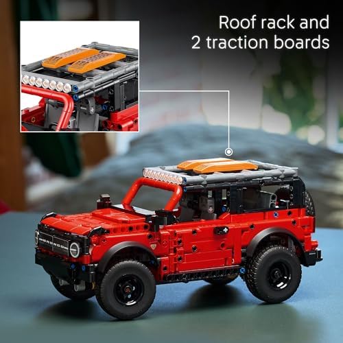 LEGO Technic Kids Toy Car - Building Kit for Boys and Girls, Ages 10+, Makes a Cool Birthday Gift, Authentic Ford Trim & Details - 42213 - Image 6