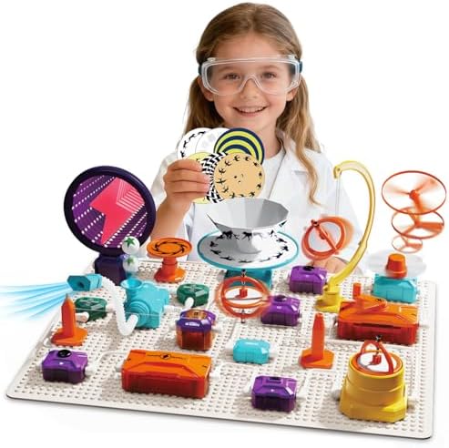 Gohero Circuits Science Kit，76 STEM Projects,Science Experiments for Kids with Fan, RGB Lights,Learning & Education toysKids Circuit Board for Kids(586 Projects+) by gohero