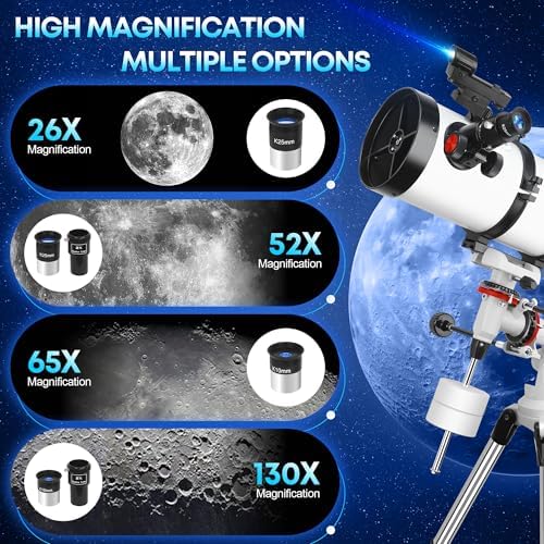 Dianfan 150EQ Professional Astronomy Telescope for Adults High Powered - Image 3