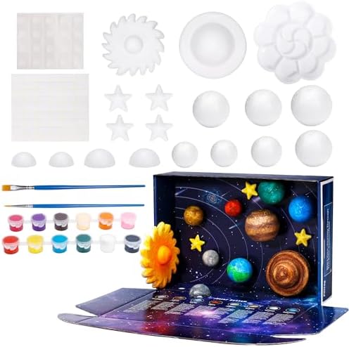 Pllieay 3D Solar System Model Kit, Solar System Kit with Display Box by Pllieay