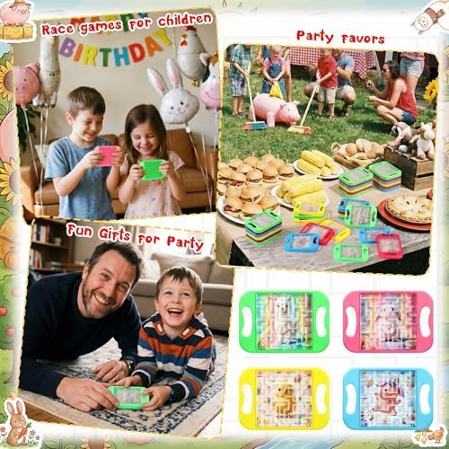 JellyArch 36 Pcs Mini Maze Puzzle Bulk for Kids Maze Cubes, Pastel - Image 5