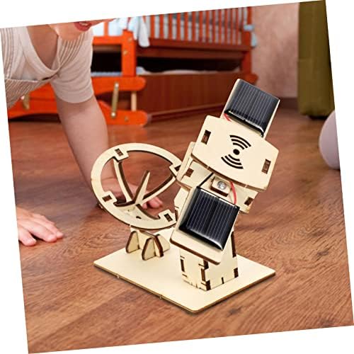 Wooden Artificial Satellite Model DIY Assemble Kit for Boys and Girls - Image 5