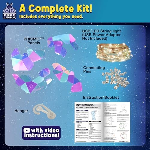DIY Night Light Lantern Kit - Arts and Crafts for Kids Ages 8-12, Girls - Image 3