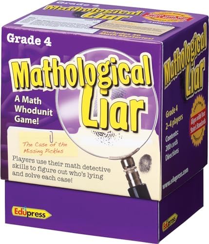 Edupress Mathological Liar Game Grade 4 (EP63397) by TeacherCreatedResourcesOS