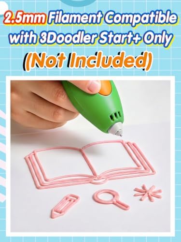 Biubee 2.5mm 32Color 3D Pen Filament Refills Only Fit for 3Doodler Start+ - Image 2