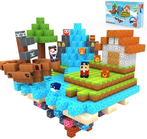 Bmag 248Pcs Pirate Magnetic Blocks by BMAG