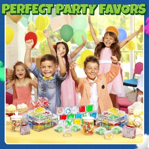 Mini Cube Puzzle Games (72-Pack) 3D Brain Teaser Maze Ball Party Favors - Image 5