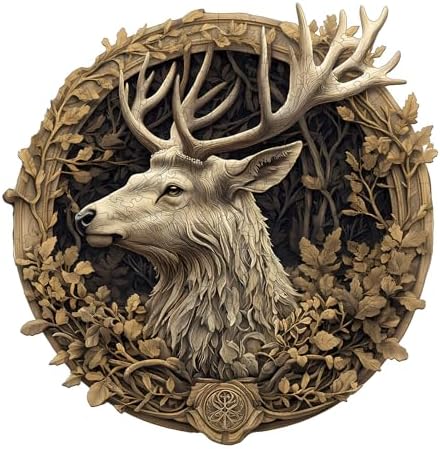 KAAYEE Wooden Puzzles for Adults Deer Jigsaw Puzzle 17.3 * 17.1in 425pcs by KAAYEEDirect