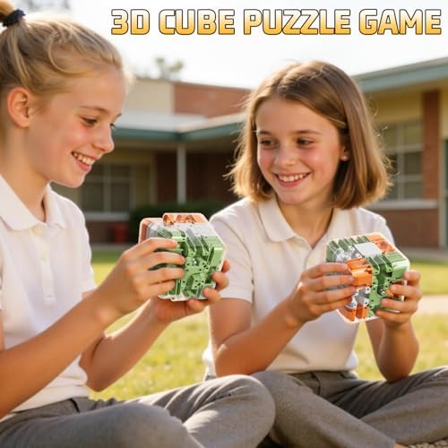 JUKUDAHU 3D Cube Puzzle Toys for Kids 3-8 with Ball, Fidget Toys - Image 5