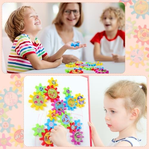 Relaxweex Magnetic Gears Interchangeable for Fridge,36 Pcs,Animal - Image 3