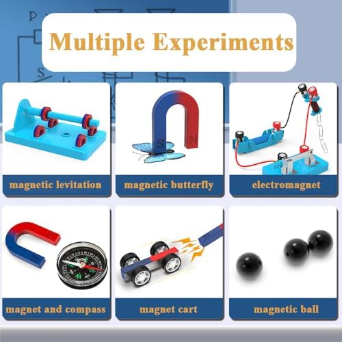 Magnets for Kids Science Experiment Kit, Electromagnet & Simple Circuit - Image 4