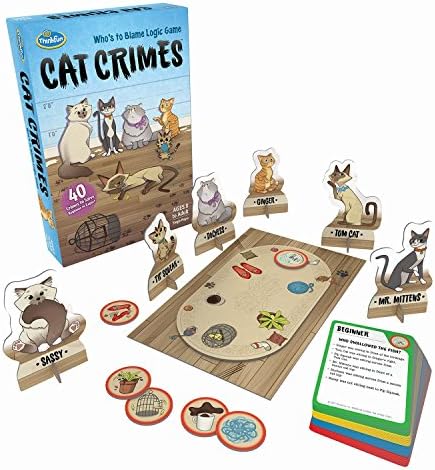 Think Fun Cat Crimes Brain Game and Brainteaser for Boys and Girls Age 8 and Up - A Smart Game with a Fun Theme and Hilarious Artwork, (1550) by Unknown